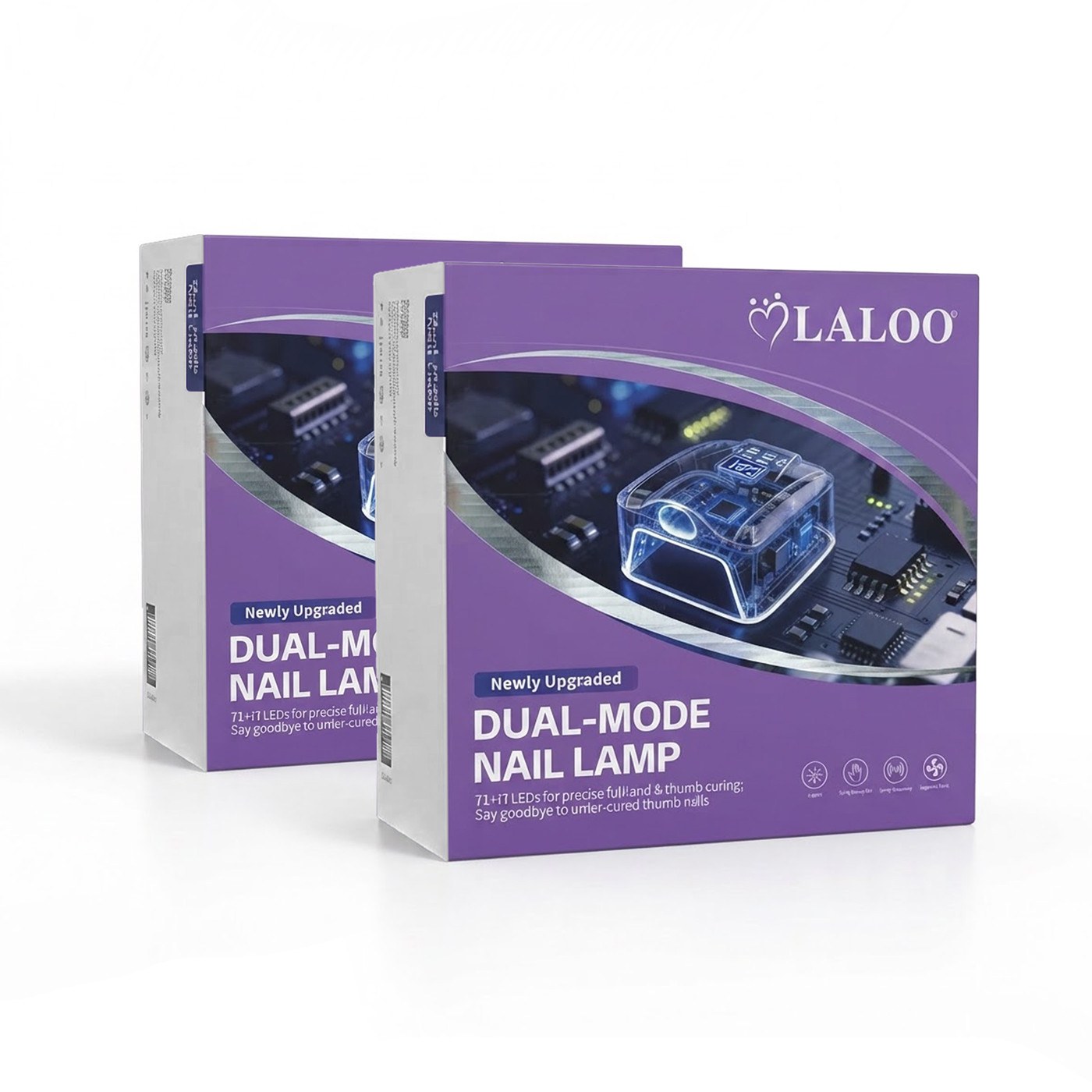 Laloo L8 Dual-Mode Nail Lamp 2pcs - Image 8